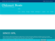 Tablet Screenshot of oldcourtboats.ie